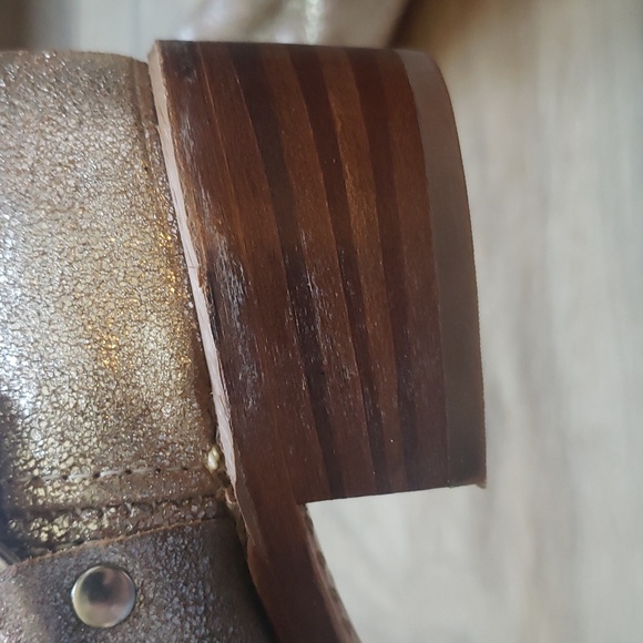 Frye and Co. Rare Distressed Metallic 8R boots. Size 9.5. - Picture 9 of 16